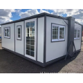 20ft flat top folding house yang dapat diperluas